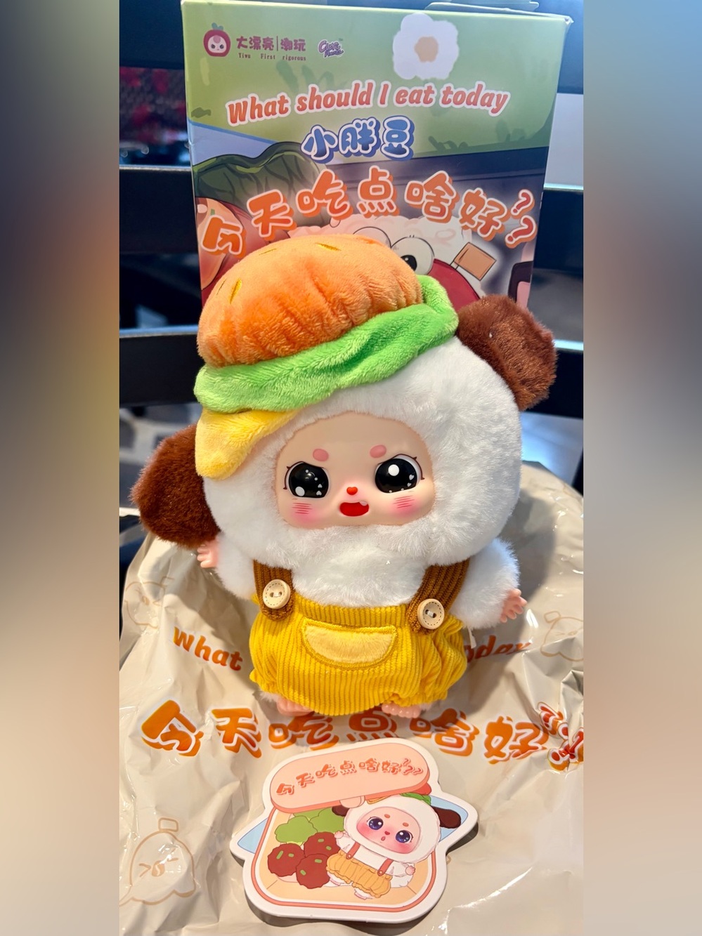 Bean Baby What Should I Eat Today plush